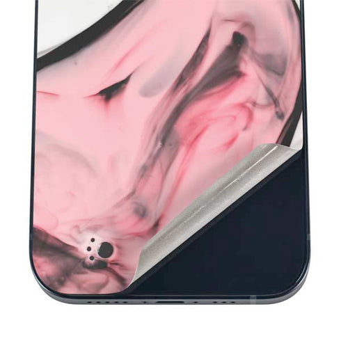 Pink Marble Ink iPhone 17 Pro Skin